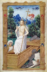 Fol.45r La Résurrection, de Heures à l